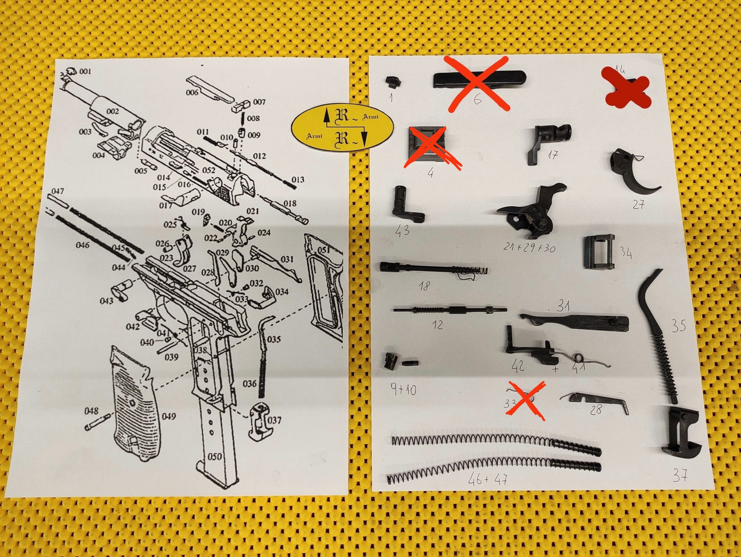 Ricambi Walther P38 / P1