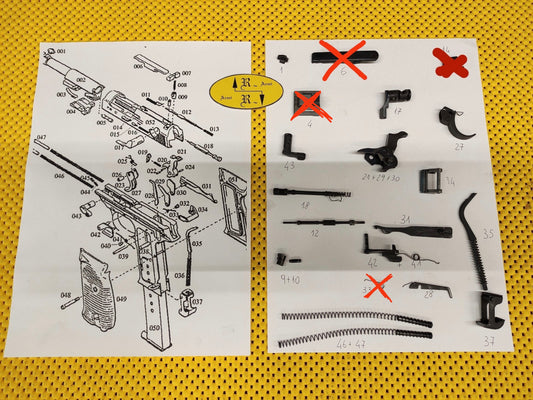 Ricambi Walther P38 / P1
